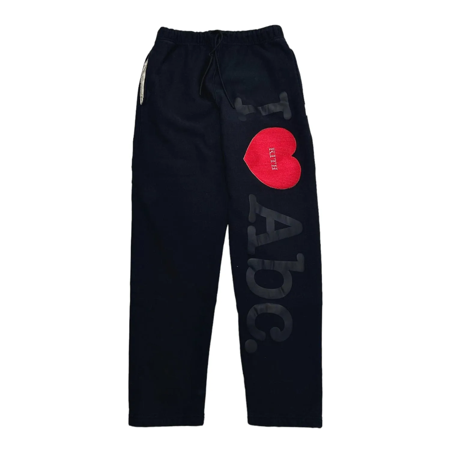 Advisory Board Crystals Kith I <3 Abc Swarovski Sweatpant Anthracite Black Pre-Owned