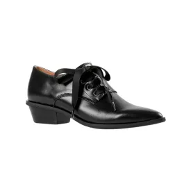 All Black Side Bow Oxford G124