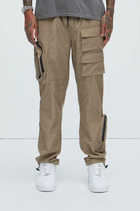 Ask About Me Cargo Pants - Khaki