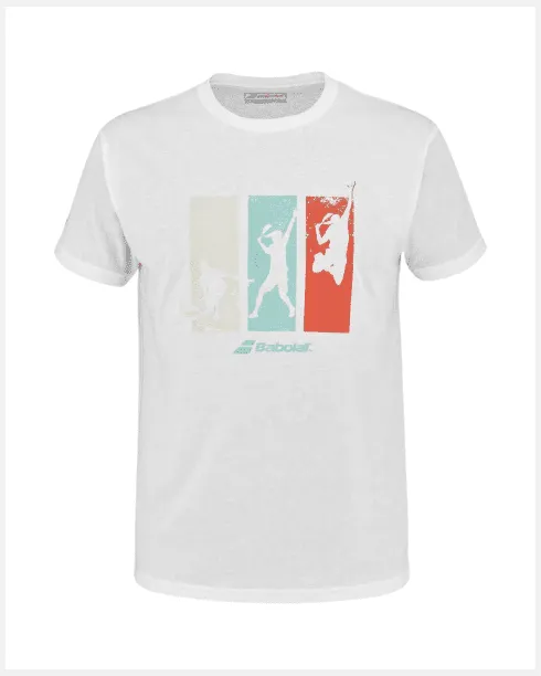 Babolat T-Shirt Padel Cotton White