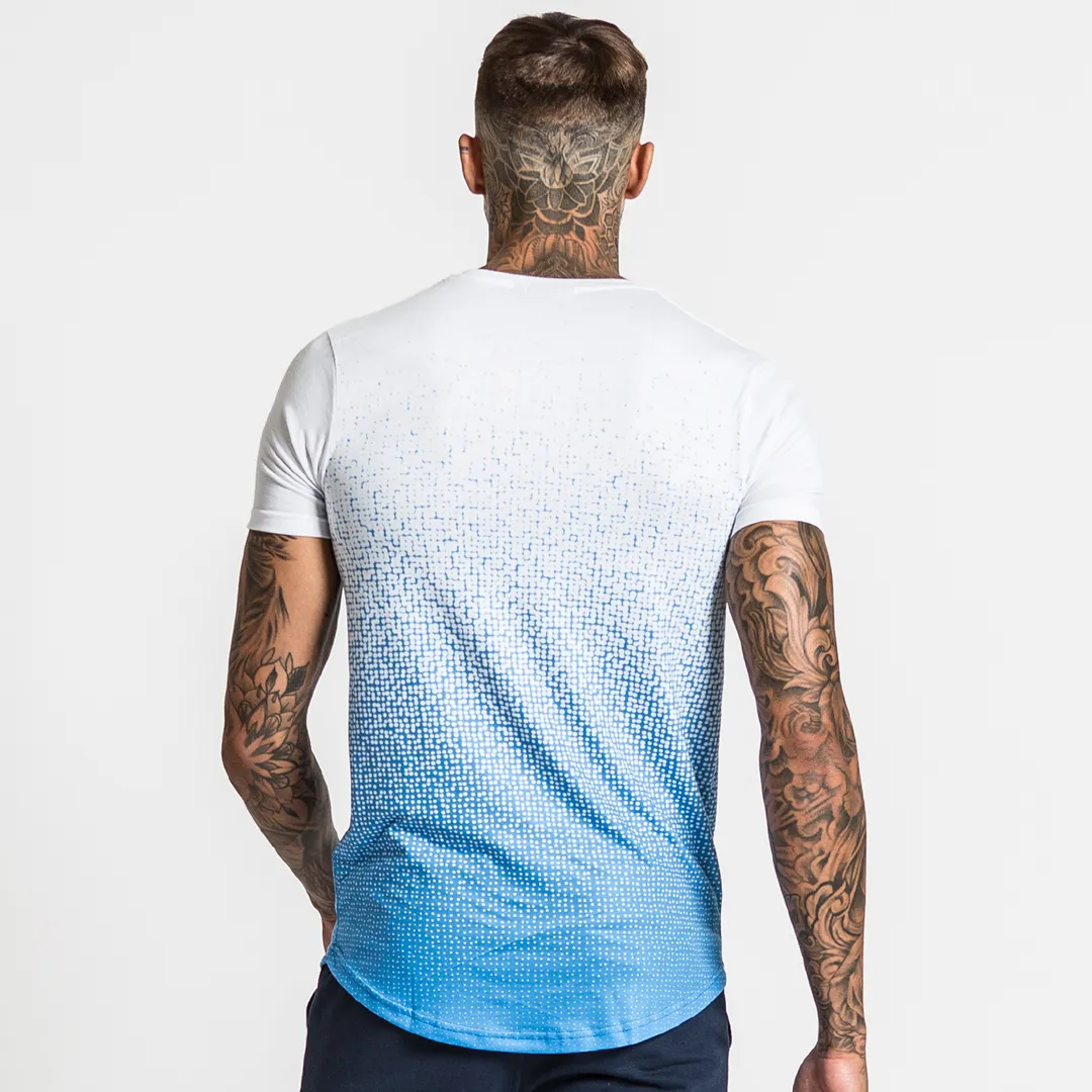 Basco Tee - White/Blue