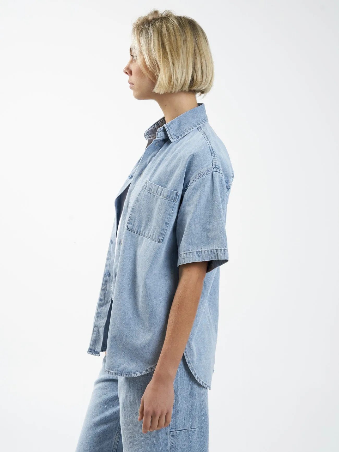 Eliza Denim Shirt - Endless Blue