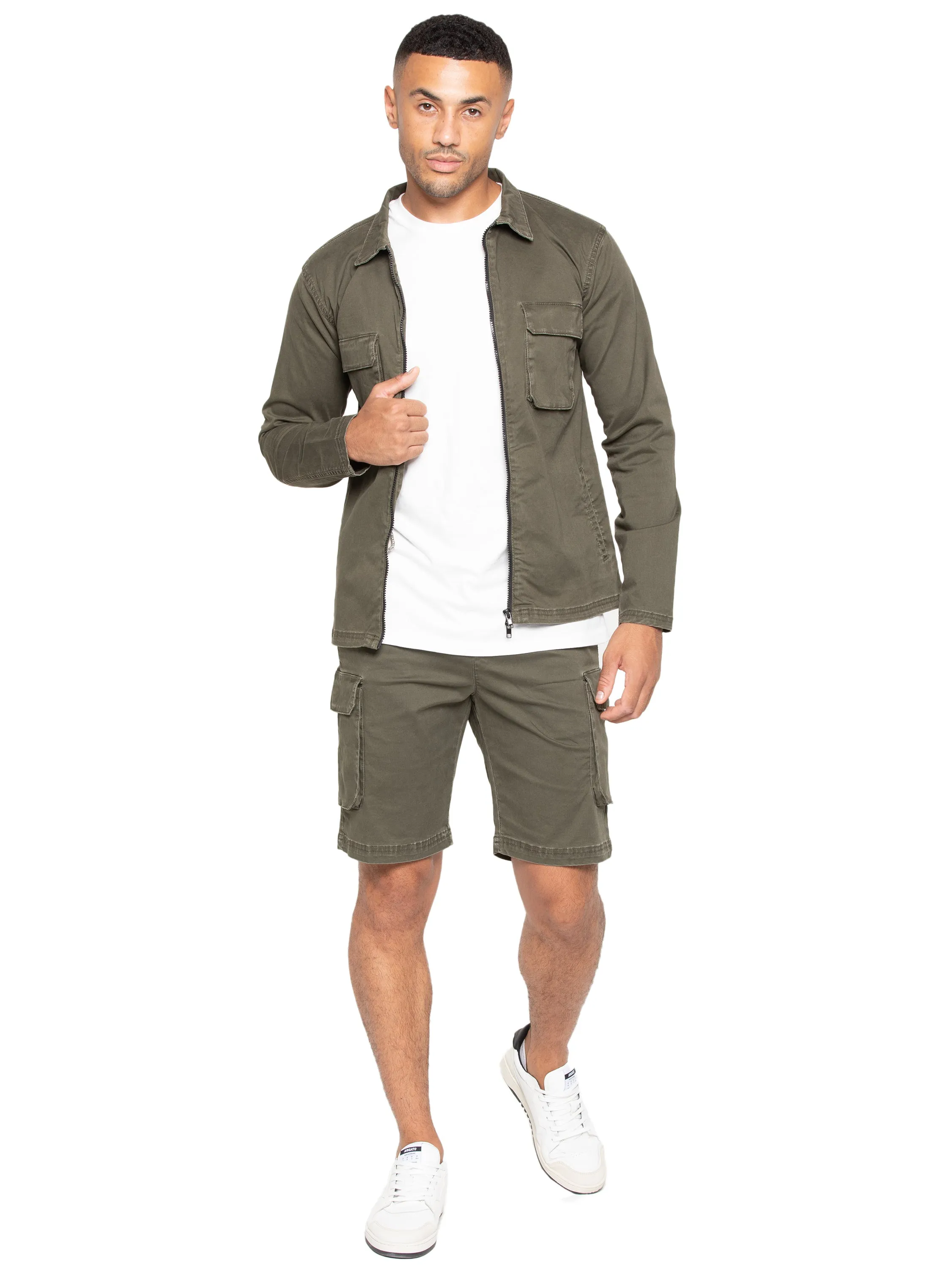 Enzo | Mens Cargo Summer Shorts