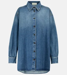 Frannie The Row denim shirt, blue