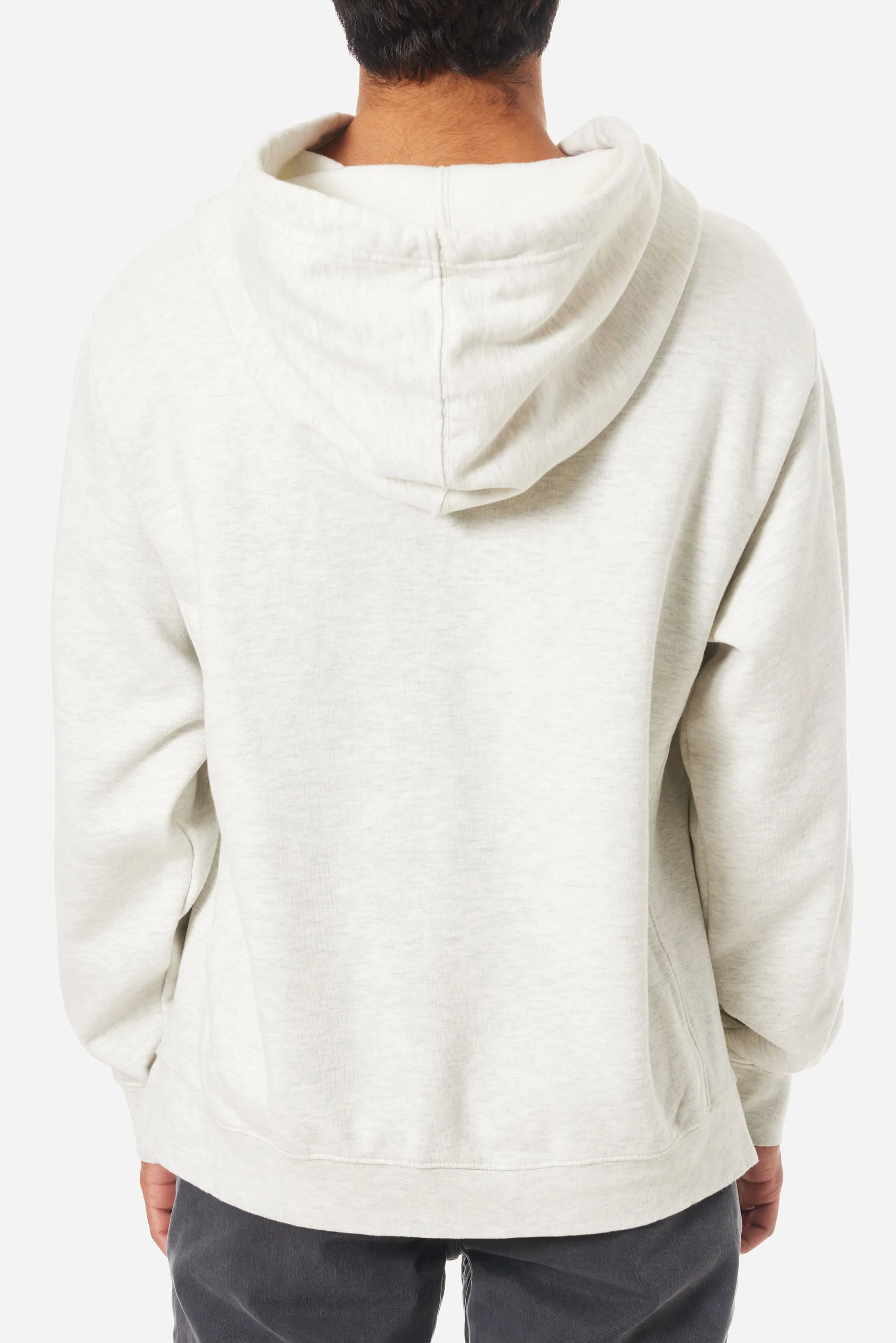 KATIN EMBROIDERED HOODIE - HEATHER GRAY