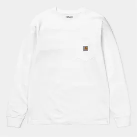 L/S Pocket T-Shirt - White