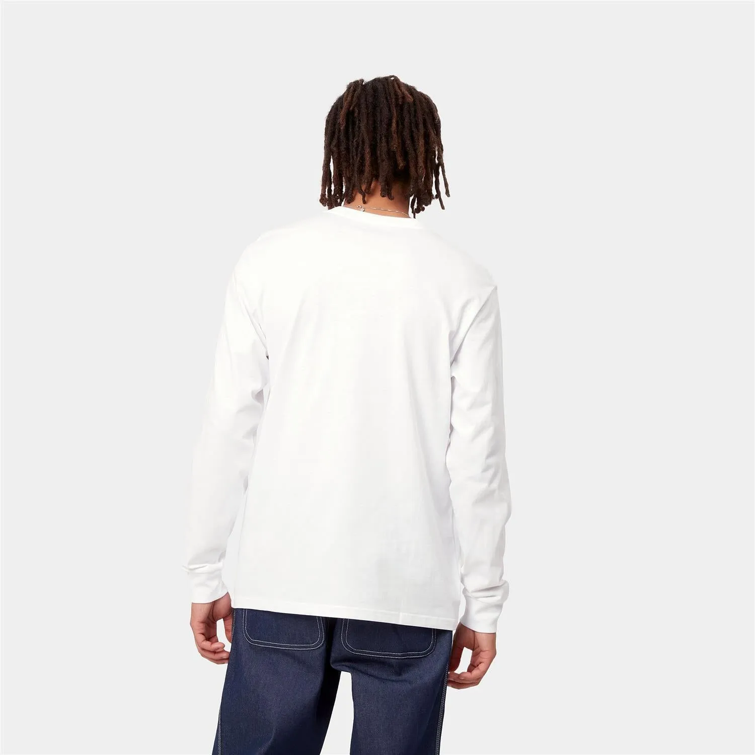 L/S Pocket T-Shirt - White