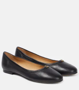 Marcie Chloé leather ballerinas, black