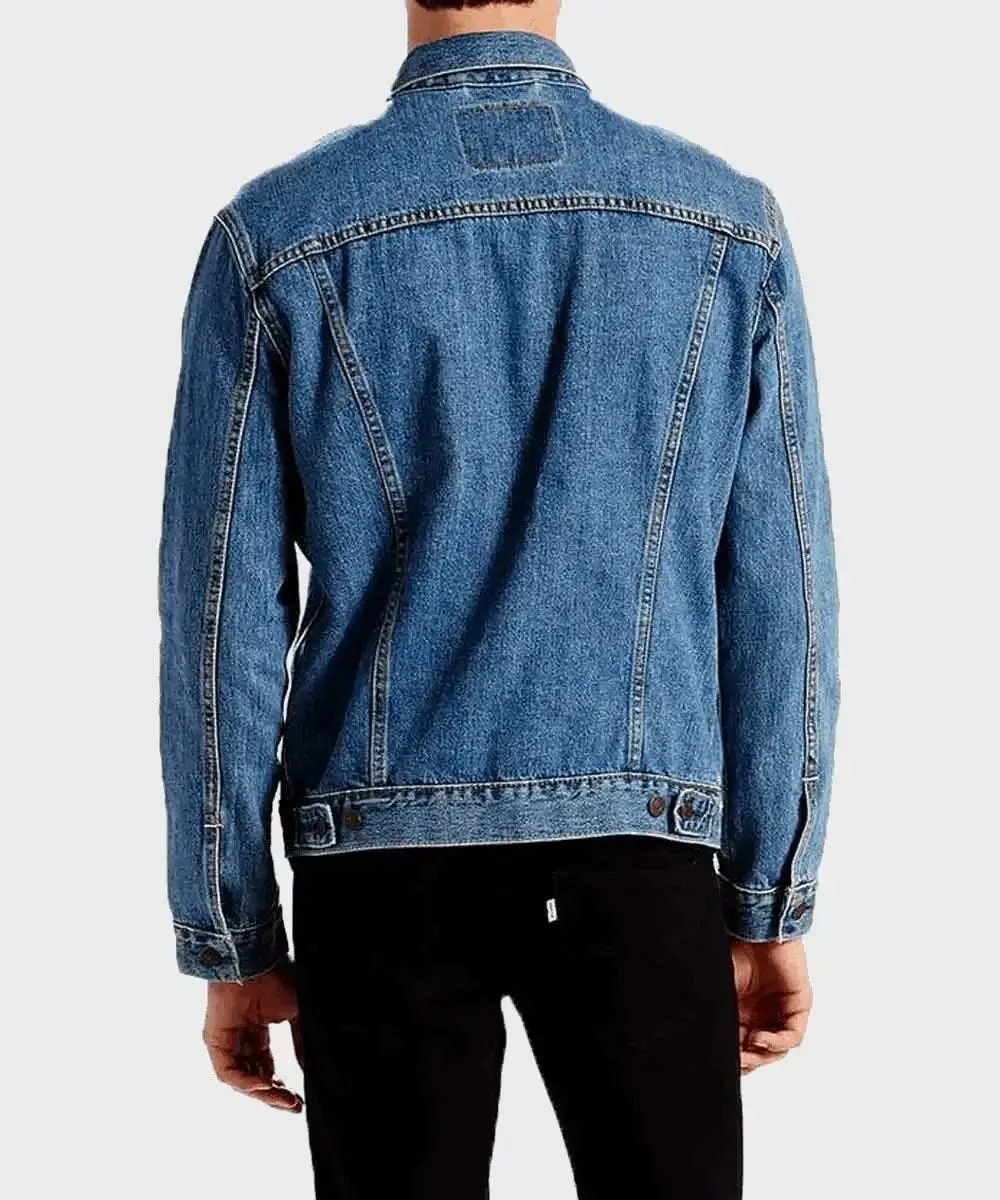 Men's Blue Trucker Jacket