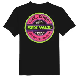 Mr. Zog's Sex Wax Mens Fluoro S/S Tee - Black