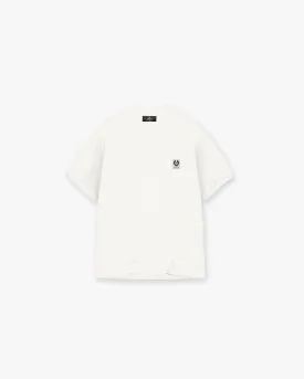 Represent X Belstaff Patch T-Shirt - Flat White