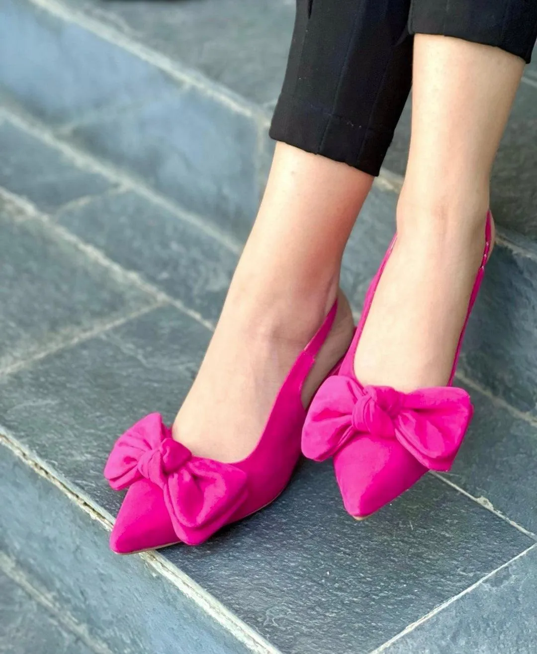 Tai knot heel (pink)