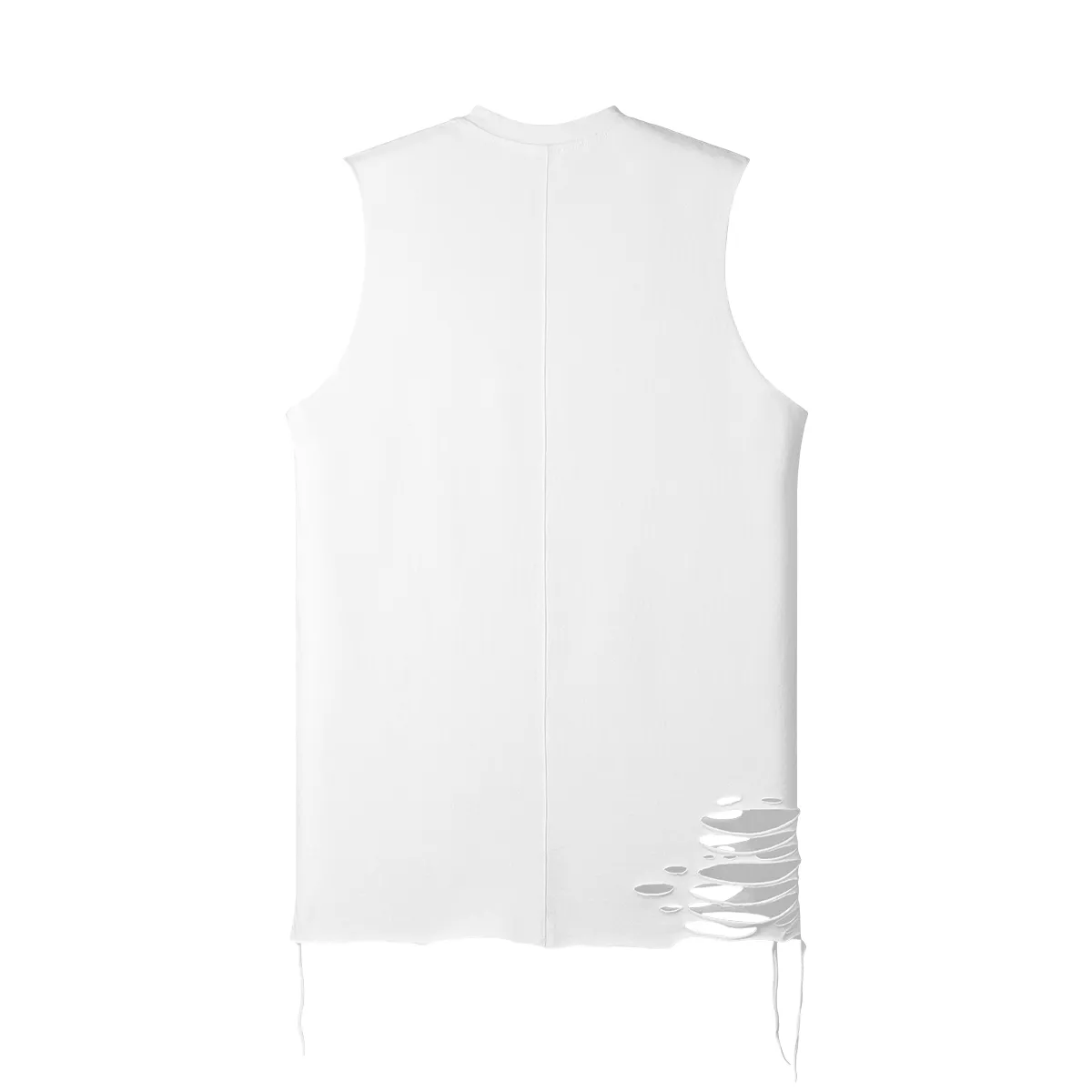 Teddy Ride 180GSM Unisex Ripped Longline Tank Top