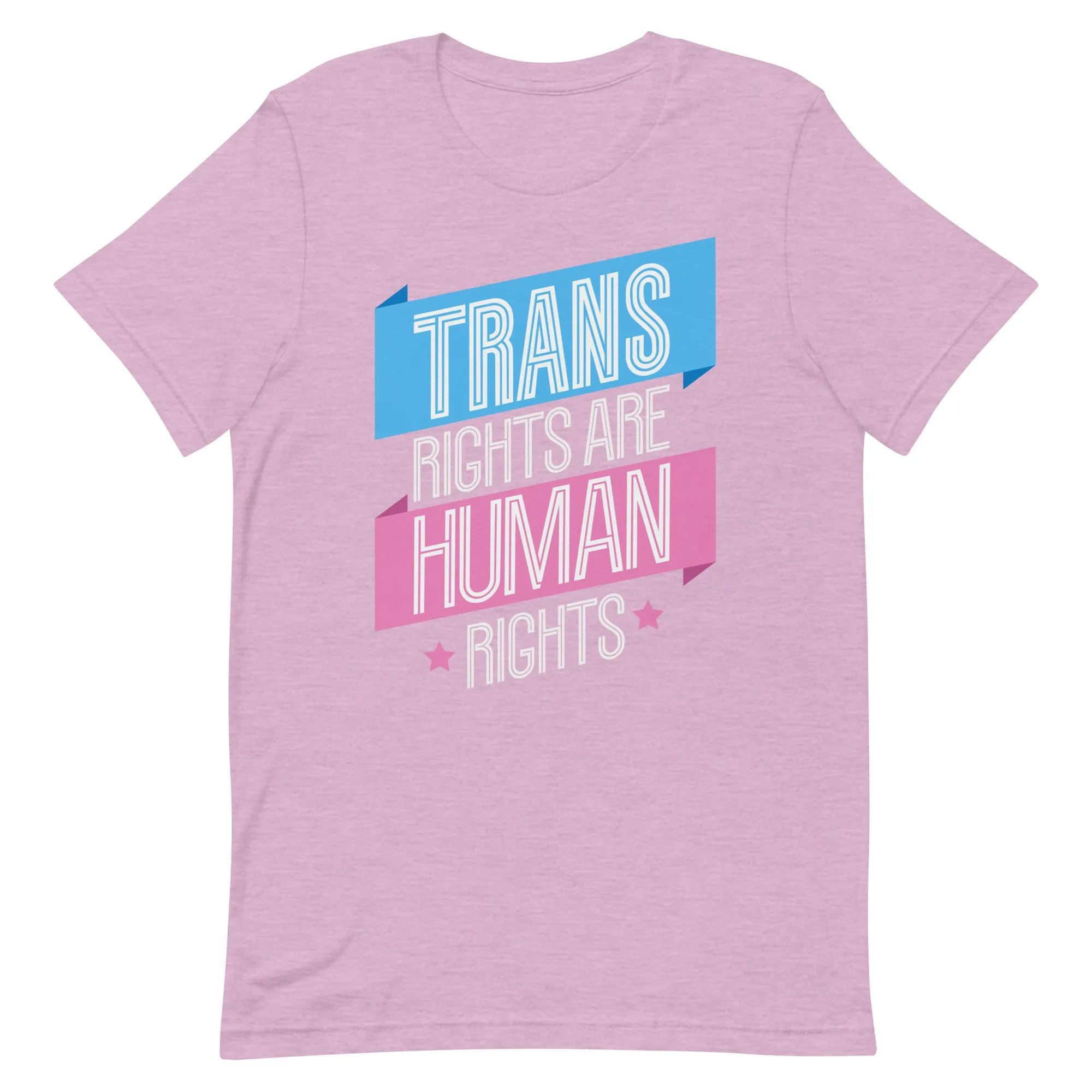 Trans Rights Are Human Rights Banner T-shirt