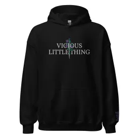 Vicious Little Thing Paedyn Gray Embroidered Hoodie