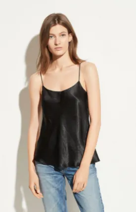 Vince Black Satin Cami