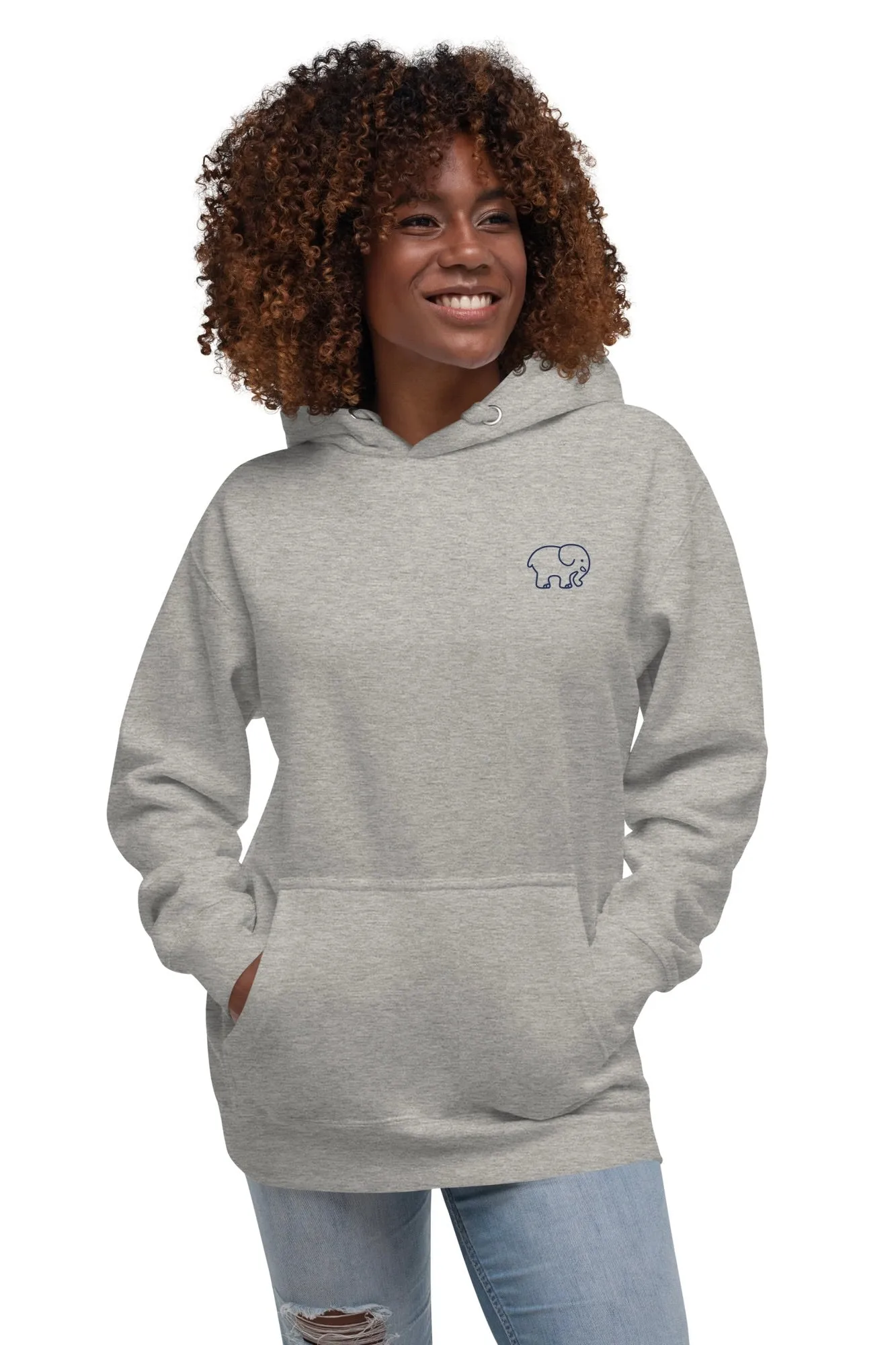 Waves Unisex Carbon Grey Hoodie